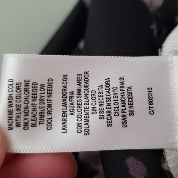 Julian Taylor Midi Dress 16 Red Black Gray Roses A-Line Wedding Guest Church - Picture 11 of 14